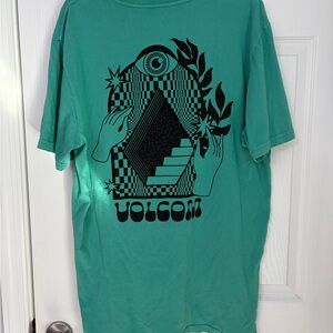 Volcom Teal Modern Fit Tee
